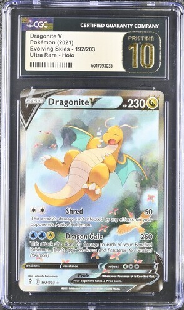 Dragonite V #192 CGC Pristine 10