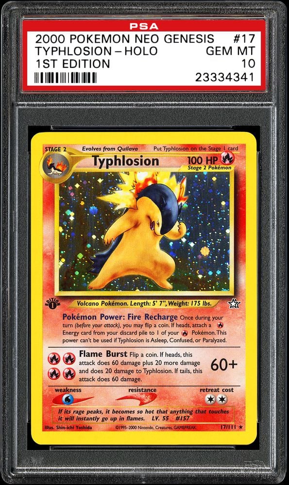 Typhlosion #17 PSA 10
